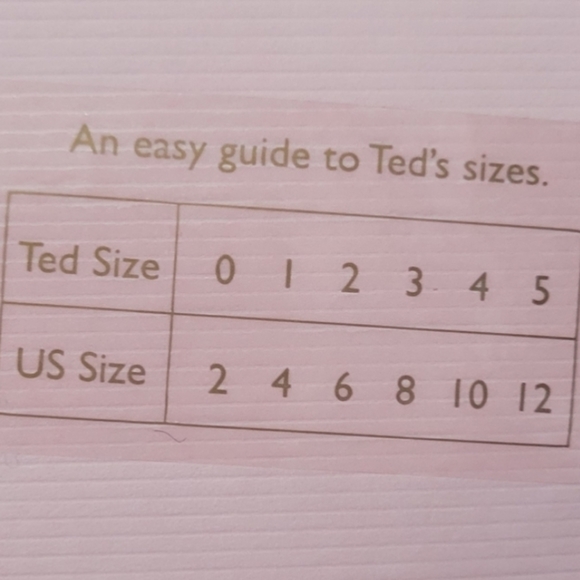 🍒NWT🍒 TED BAKER SKETCHED FLORAL DRESS - Picture 12 of 12